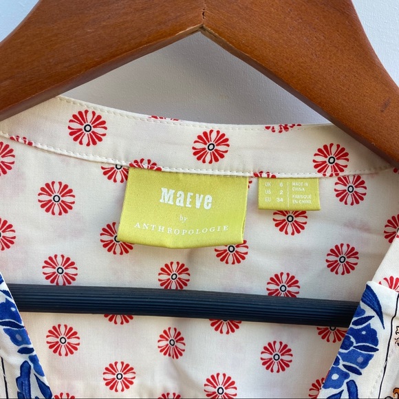 Maeve | Anthropologie Elan Scarf Blouse 2 - Picture 4 of 10